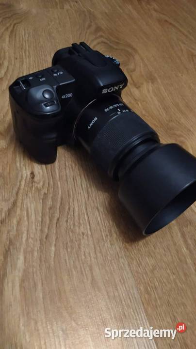 Lustrzanka sony a200 kitdwa obiektywy i nowa Wola Żyrakowska