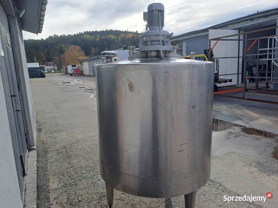 Zbiornik nierdzewny z mieszadłem 1450 L Stary Sącz sprzedam