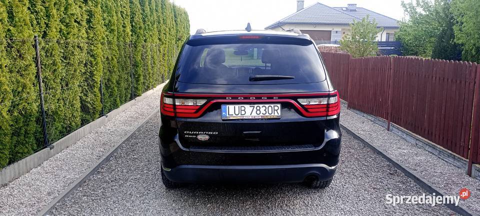 Dodge Durango 2017r 36 AWD zarejestrowany automatyczna Motoryzacja Lublin