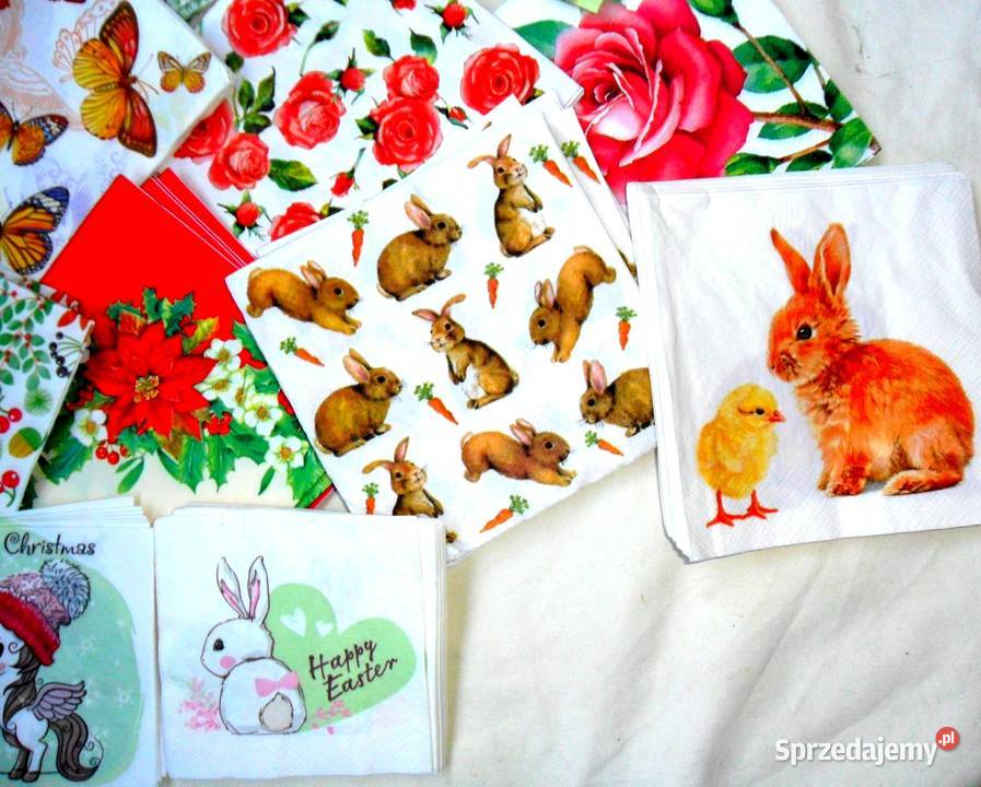 Serwetki papierowe do decoupage Zestaw prawie Biała Podlaska