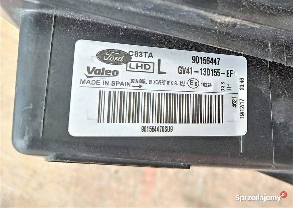 FORD KUGA MK2 LIFT BI XENON SKR LAMPA LEWA zachodniopomorskie