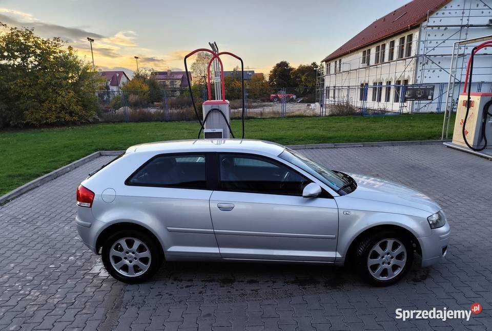 Audi A3 19 Tdi 105 3 drzwiowe srebrny metalik manualna Oława