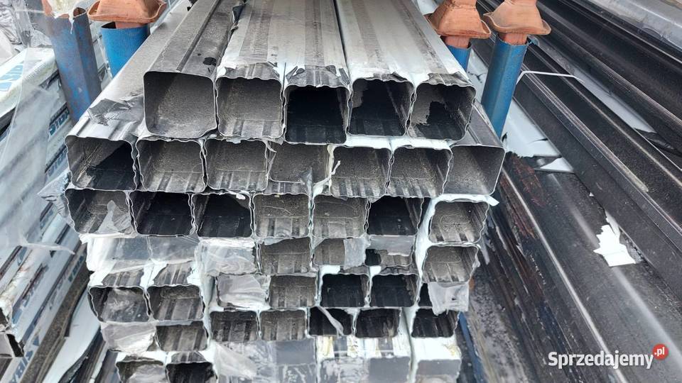 Rynny II gatunek metalowe czarne prostokątne