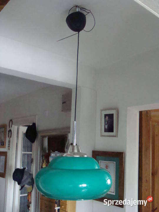 lampa wisząca lata 60 Look PopArt MidCentury dolnośląskie Wrocław