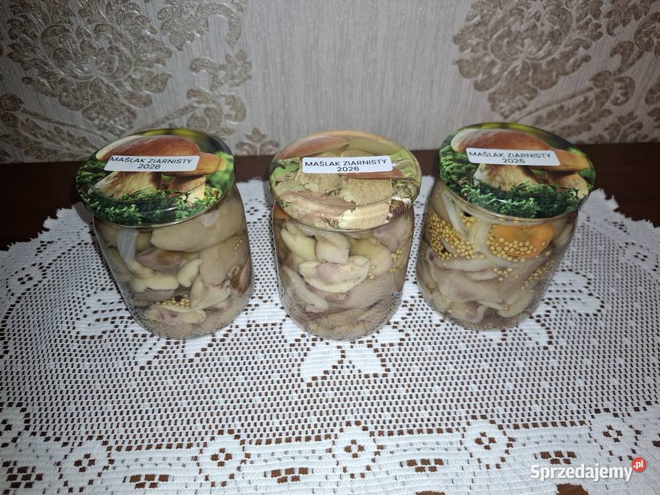 Koźlarzekozaki maślaki zajączki marynowane w Czyżowice