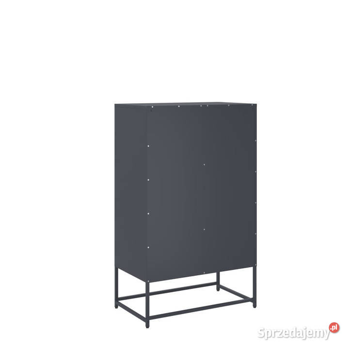Szafka antracytowa 68x39x1115 stalowa WM846610