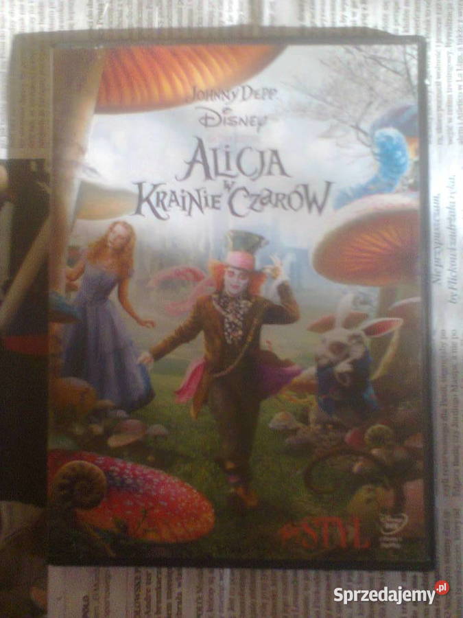 Alicja w krainie czarów płyta DVD Pozostałe Warszawa