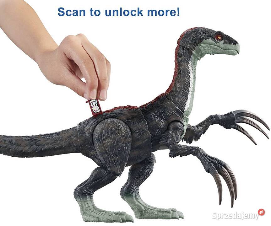 Terizinozaur Dinozaur Dźwięk Ruch Jurassic World Mattel małopolskie Mogilany