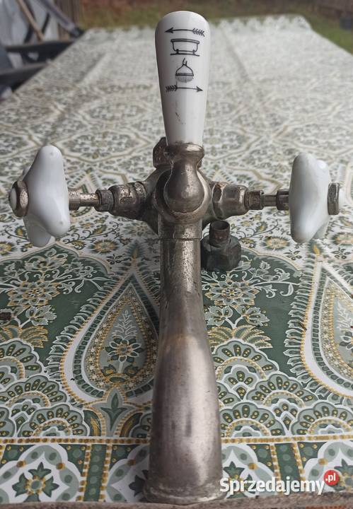 Stara bateria wannowoprysznicowa przedwojenna Wieluń