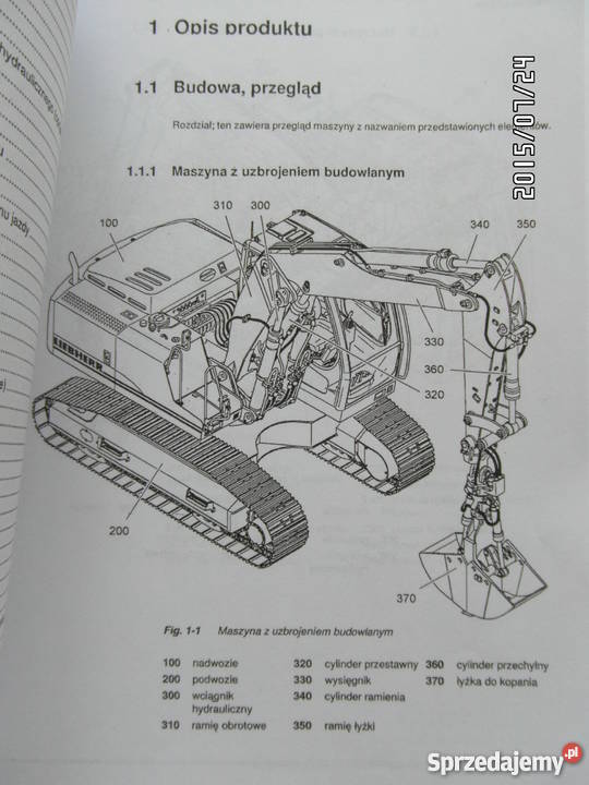 INSTRUKCJA OBSŁUGI DTR LIEBHERR R 924 C i inne Rok wydania 2008 Szczecin