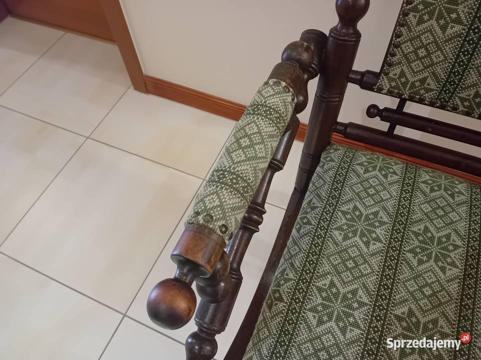 Fotel bujany Skandynawia okres lata 70 XX wiek