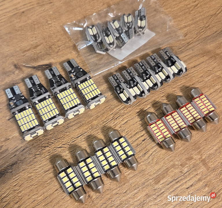 Żarówki oświetlenia wnętrza LED mocne białe