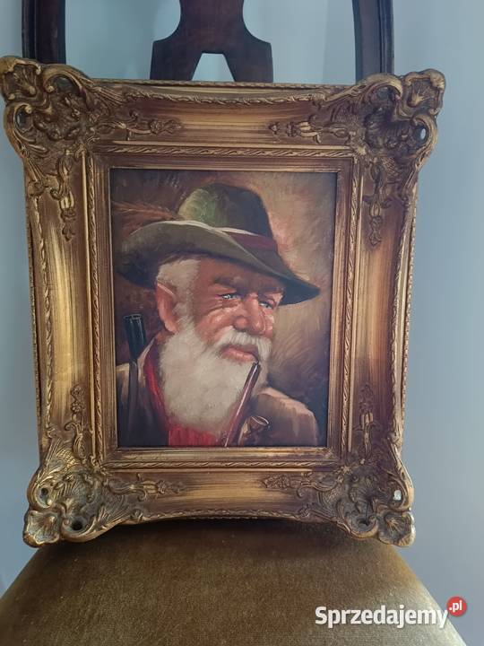 Obraz na płótnie Myśliwy z fajką