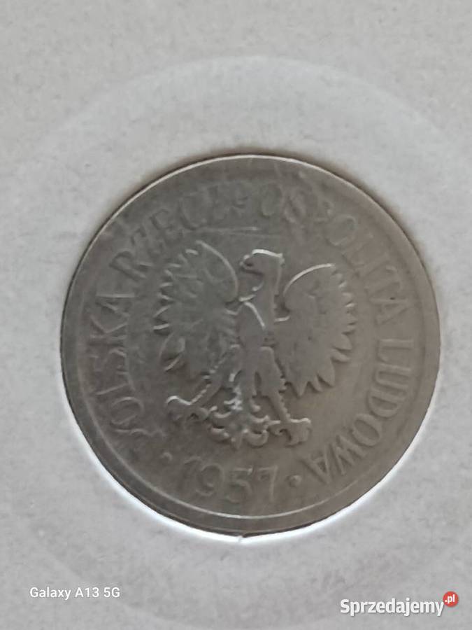 20 Groszy 1957 r 1 najrzadsze Konin sprzedam