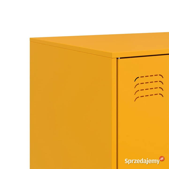 Szafka boczna musztardowa 67x39x107 stal mazowieckie Warszawa sprzedam