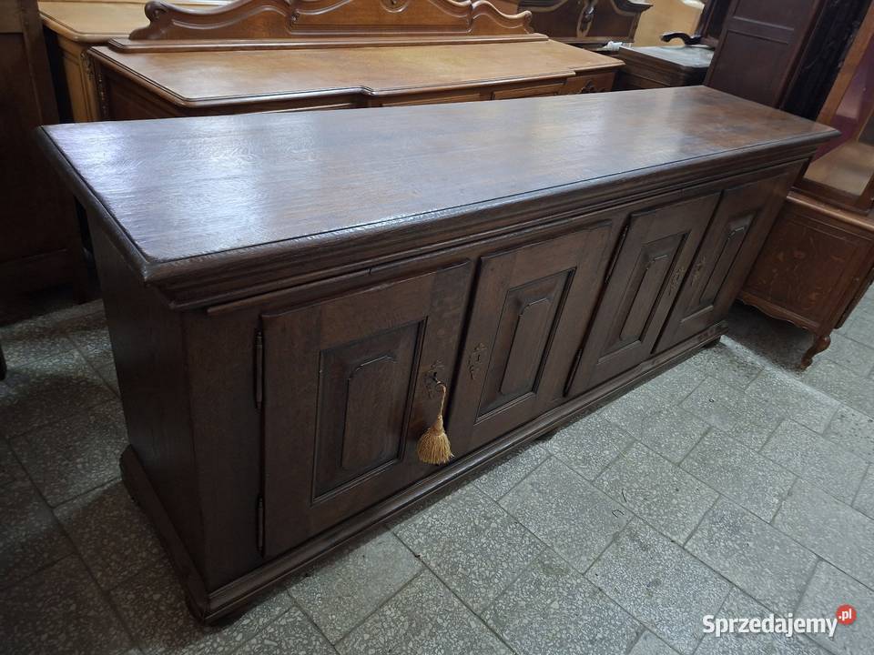 Duża dębowa komoda rustykalna 240 Komody Nowy Sącz