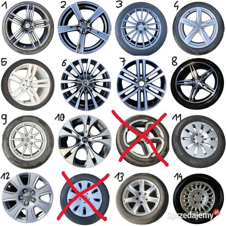 Felgi Alufelgi Koła 15 22 cale różne modele Opony i felgi łódzkie Wieluń