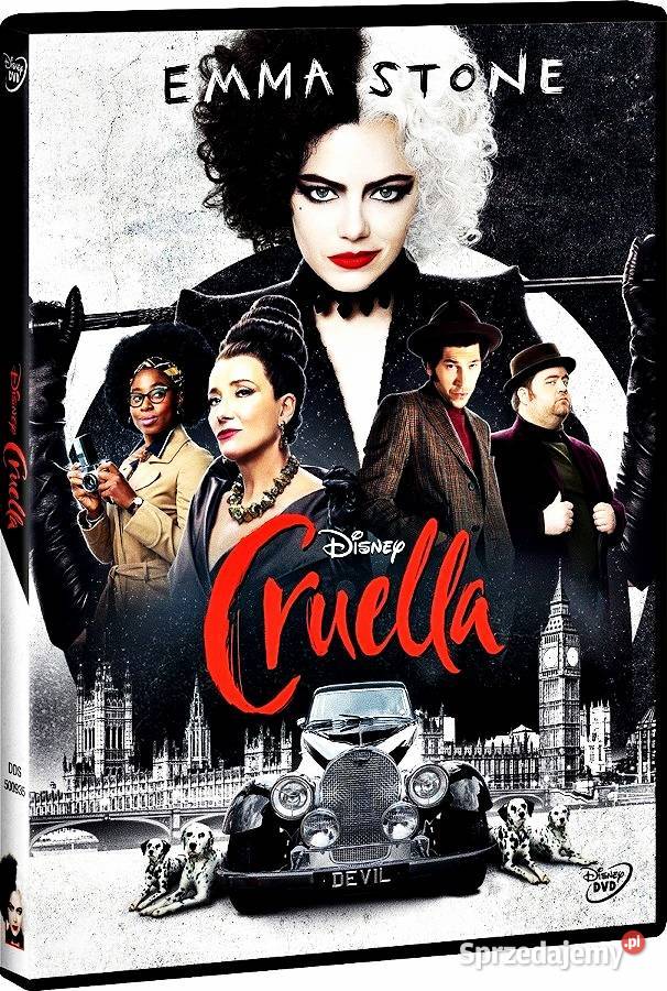 CRUELLA EMMA STONE DISNEY komedia wielkopolskie Kalisz