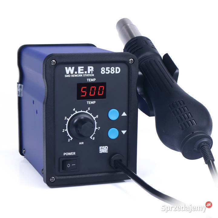 Spawarka Plastiku 858D 19xDysza Plastik Siatka