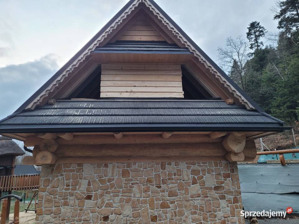 Kamień cegła płytki na elewację ścianę domu z Materiały budowlane Radomsko