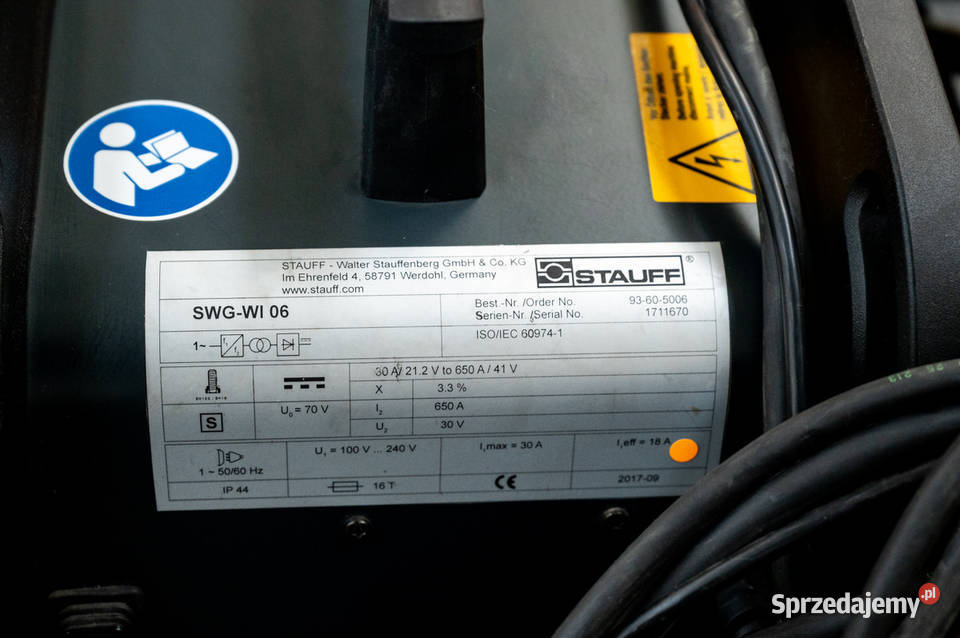 System zgrzewania kołków STAUFF SWGW106 sprzedam