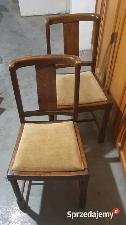Krzesła angielskie drewniane komplet 2 sztuki Izabelin