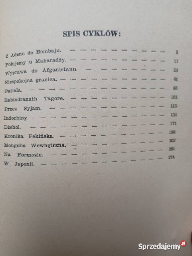 W krainach Azji książki przedwojenne aukcje