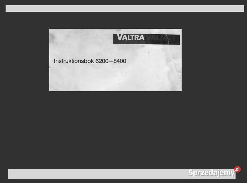 Valtra Valmet 6200 6300 6400 6600 6800 Kielce