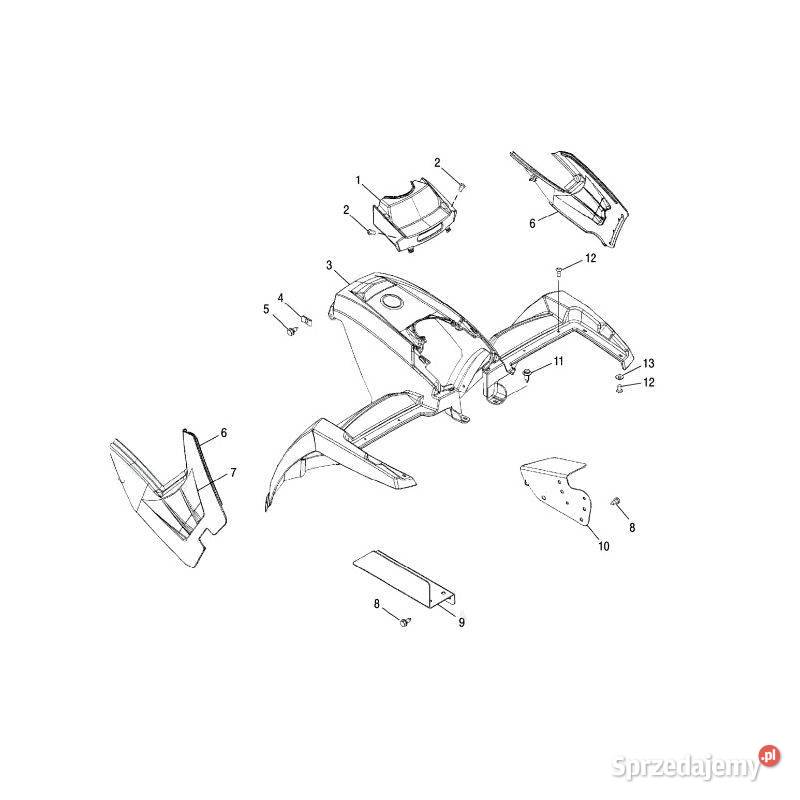 Osłona pokrywa bezpieczników Polaris sportsman Nowy Sącz