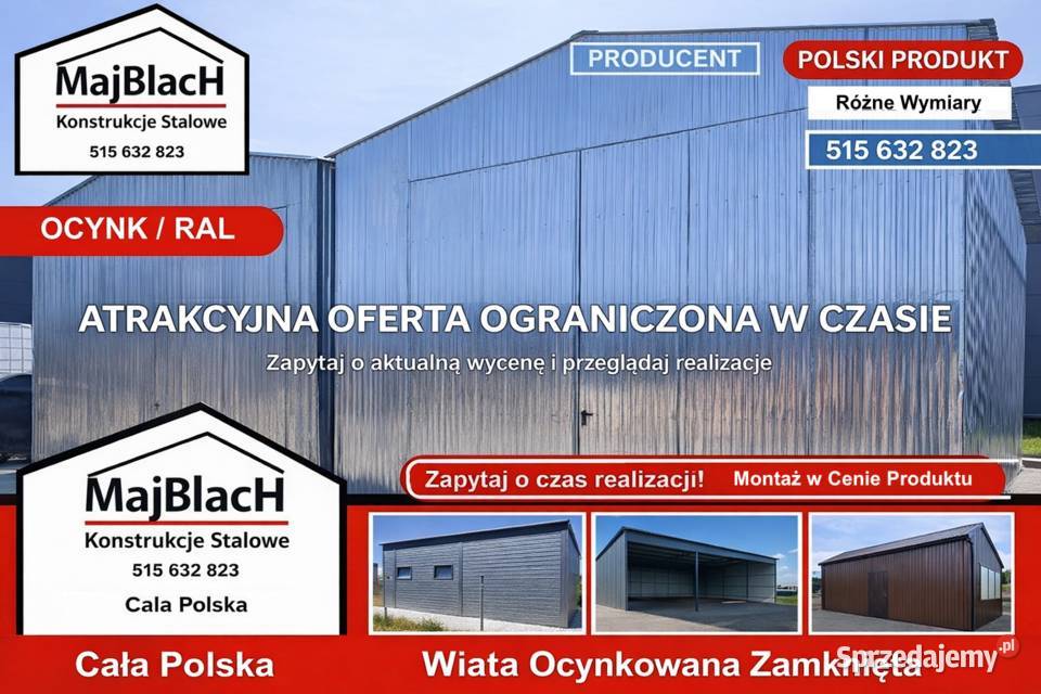 GRAFITOWA Wiata ze Schowkiem wewnątrz Garaż z Ożarów Mazowiecki