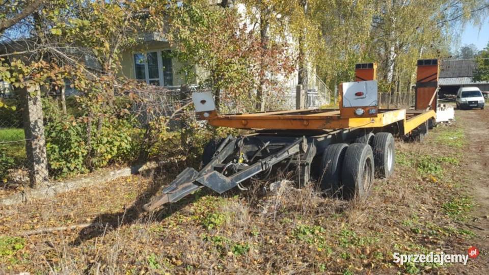 Laweta niskopodwozie naczepa czteroosiowa Łapy
