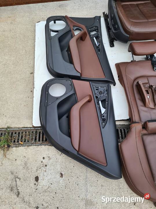 FOTEL FOTELE SKÓRA AUDI A6 C7 SEDAN KOMBI BRĄZ Przystajń