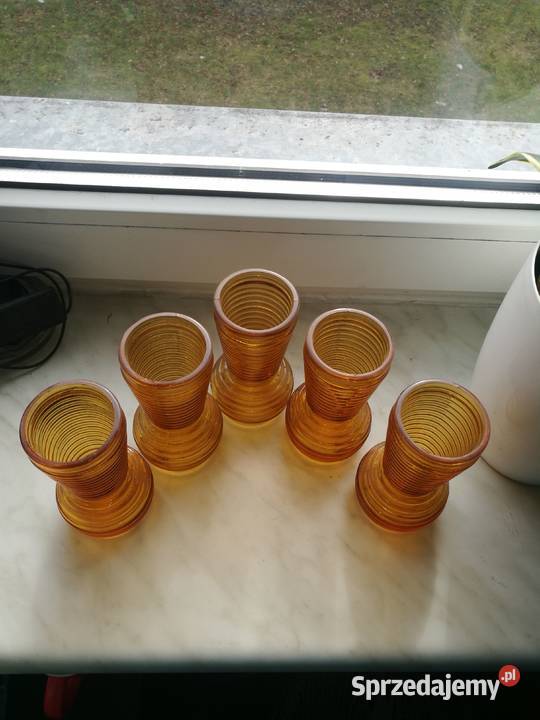 Wazonik prążki prądniczanka prl Choszczno