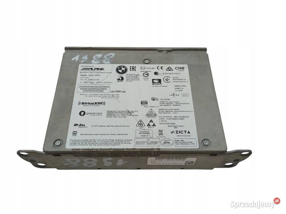 RADIO FABRYCZNE ALPINE 5A16A5301 Bmw Seria 1 III