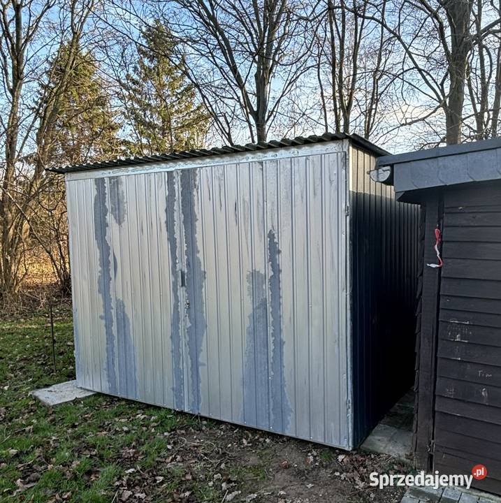 Garaż blaszany o wymiarach 3 5 m II gatunku Sprzedaż Katowice