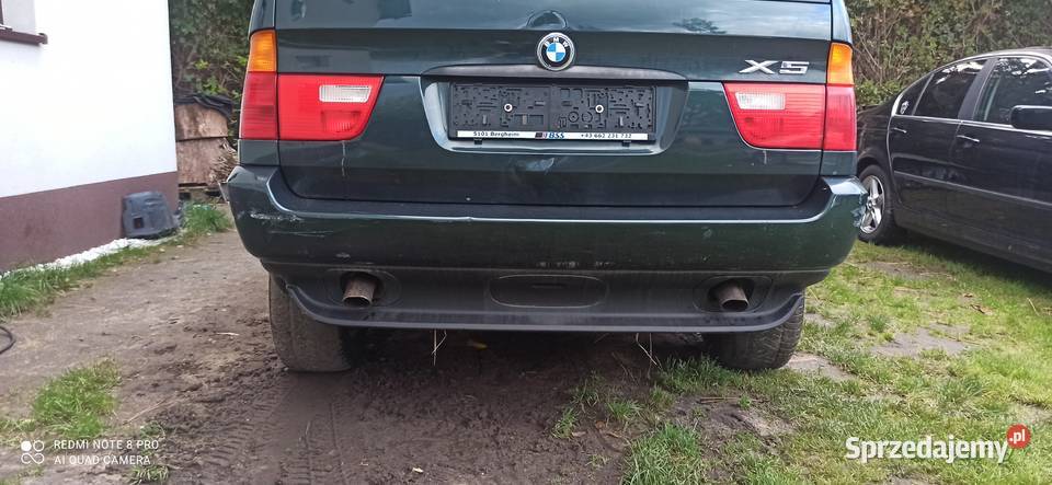 bmw x5 oxfordgruen zderzak tylni Imielin
