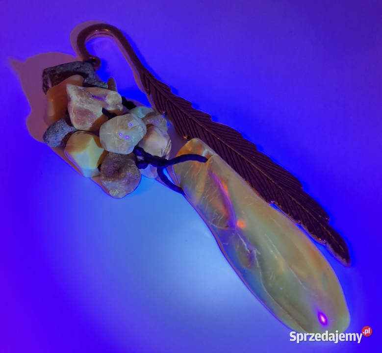 Zakładka do książki z bursztynu BURSZTYN Warszawa