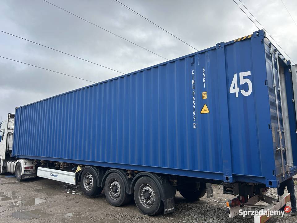 Kontener morski 45 hc jednej trasie Gdańsk sprzedam