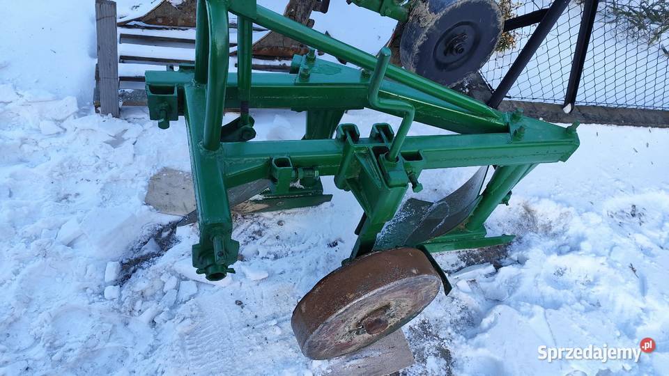 Pług 2 skibowy duży nieuszkodzony Miejsce Piastowe