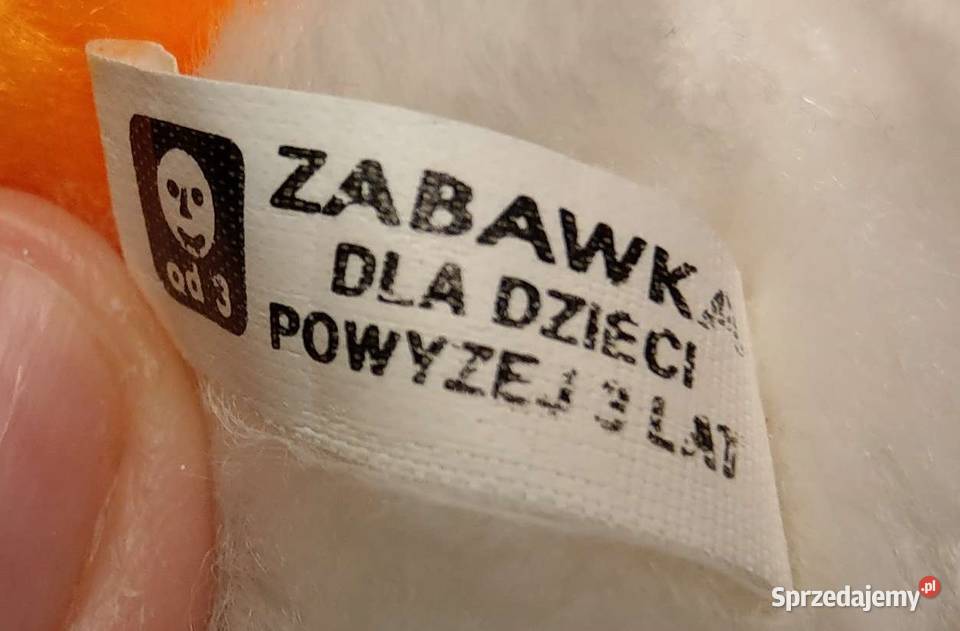 Pomarańczowy piesek pies maskotka zabawka Nowa czarny