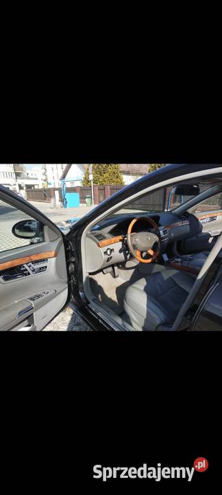 Mercedes S klasa Salon Polska 1 właściciel elektryczne szyby mazowieckie Warszawa