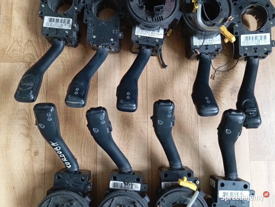 ZESTAW 9 AUDI SEAT VW SKODA PRZEŁĄCZNIK Panele sterowania, przełączniki Wrocław