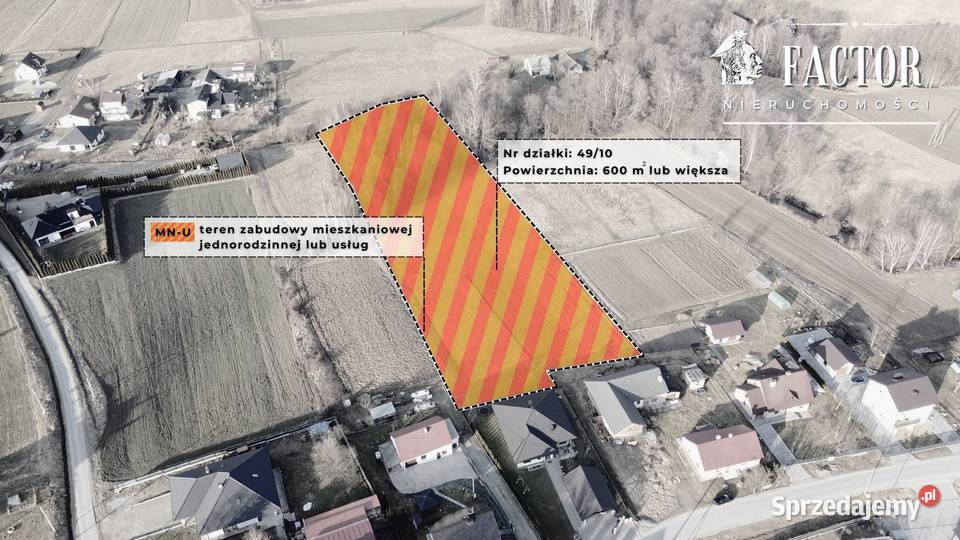 Działka budowlanousługowa 6 a większa Gorlice Sprzedaż