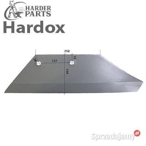 Lemiesz 300hektarów HARDOX 94603L części do nieuszkodzony