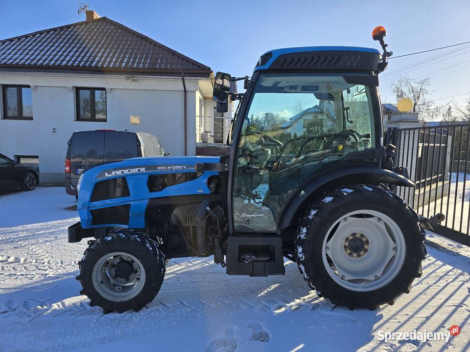 Landini Rex 4 80V Klimatyzacja 4x4 sadowniczy mazowieckie Sochaczew
