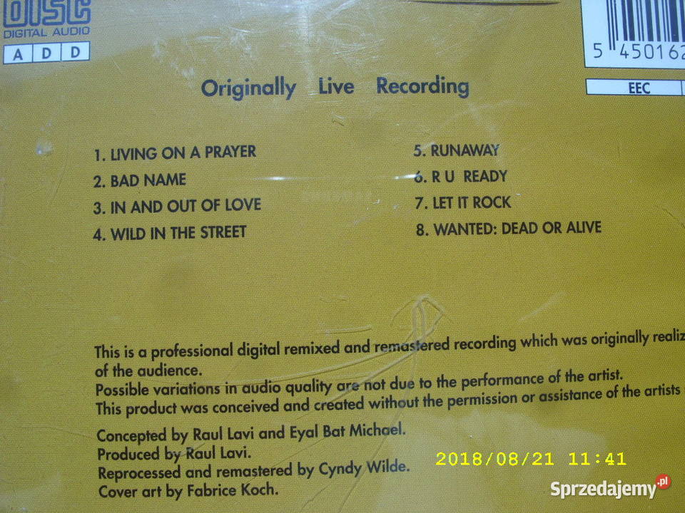 ROCK CD BON JOVI4 plyty CD CD Wołów