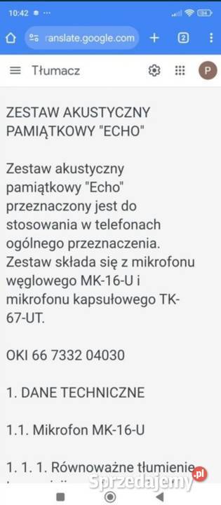 Komplet telefoniczny vintage Skoczów