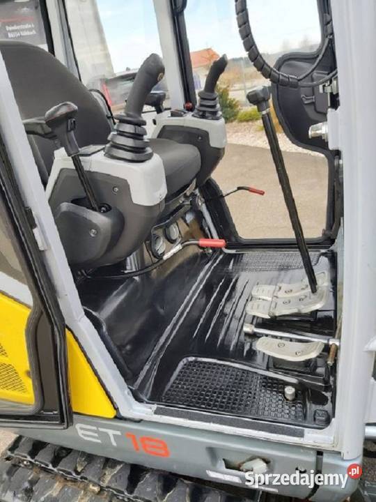Minikoparka Wacker Neuson ET182 łyżki do kopania nie