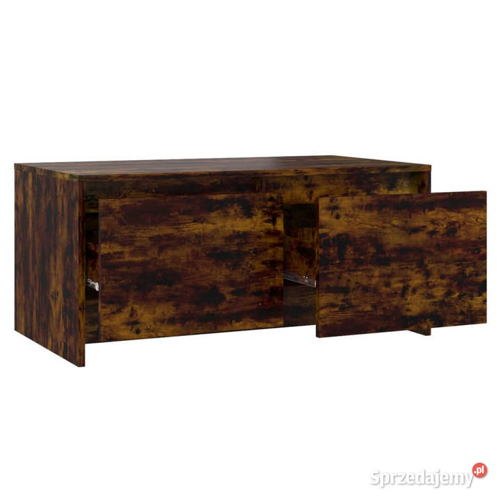 Stolik kawowy przydymiony dąb 90x50x415 WM813029 Stoły