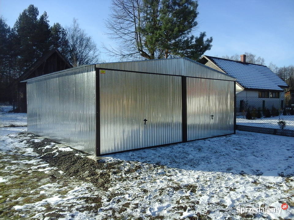 Garaż Blaszany Ocynkowany z zadaszeniem Pozostałe